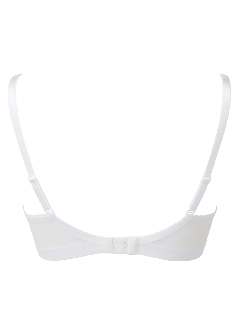 Gossard - Superboost Lace Ungepolsterter Plunge-BH Weiß