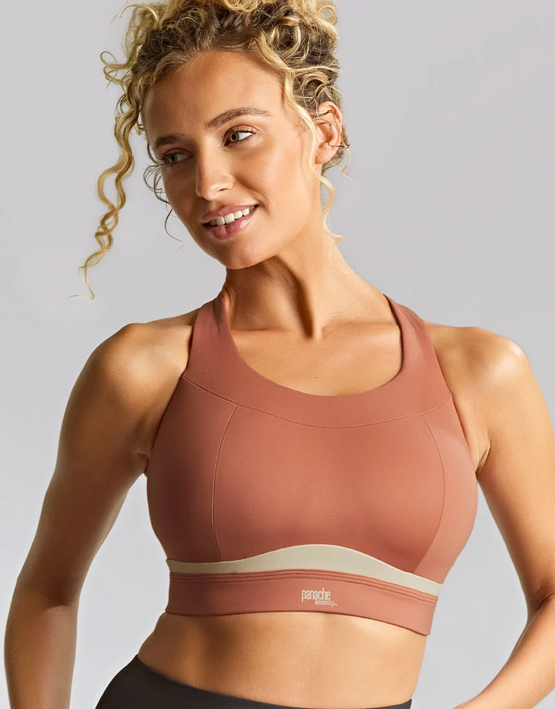 Panache Freedom Non Wired Sports Bra Sienna Rose