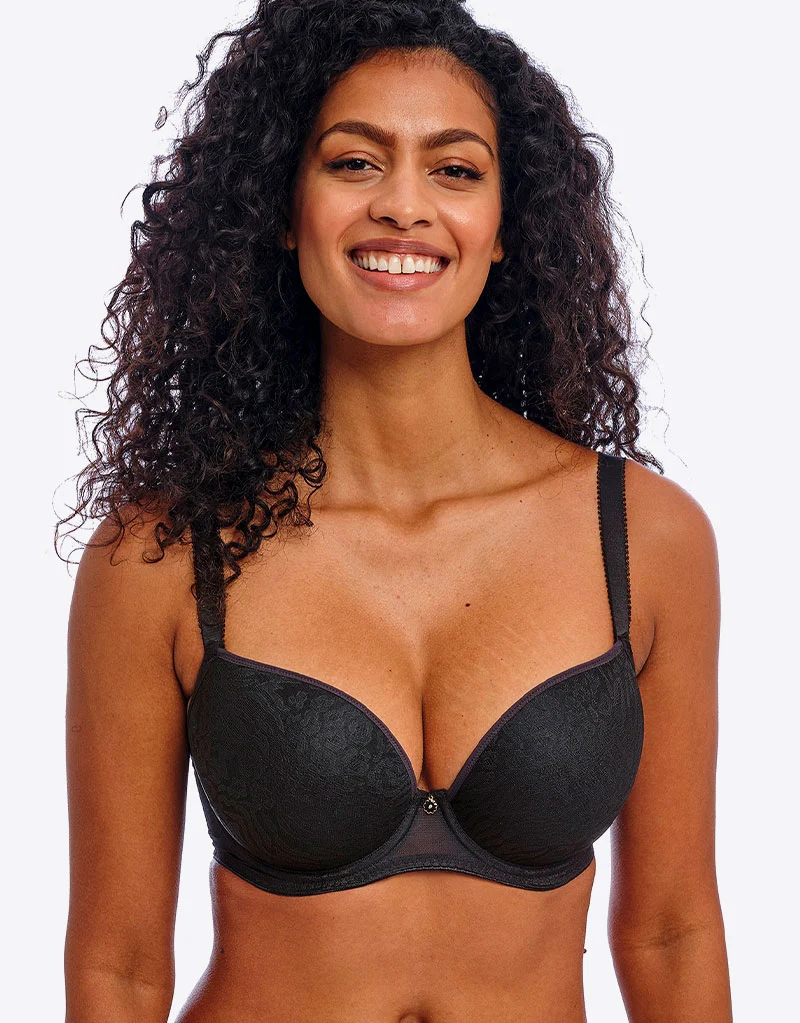Freya Love-haze Moulded Plunge Bra Black