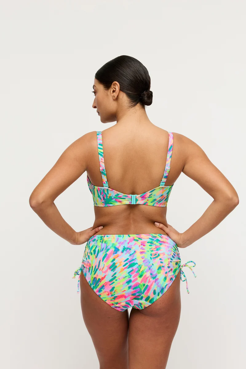 DOUALA Impressionist Summer Bikini Taillenslip m. Schnur