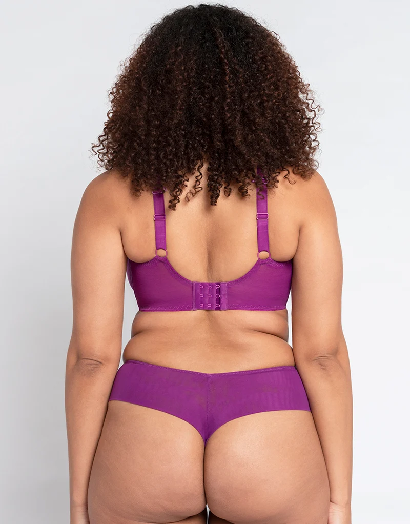 Curvy Kate Centre Stage Full Plunge Side Support Bra Violet