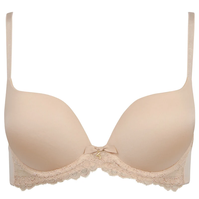 Gossard - Superboost Spitzen-T-Shirt-BH Beige