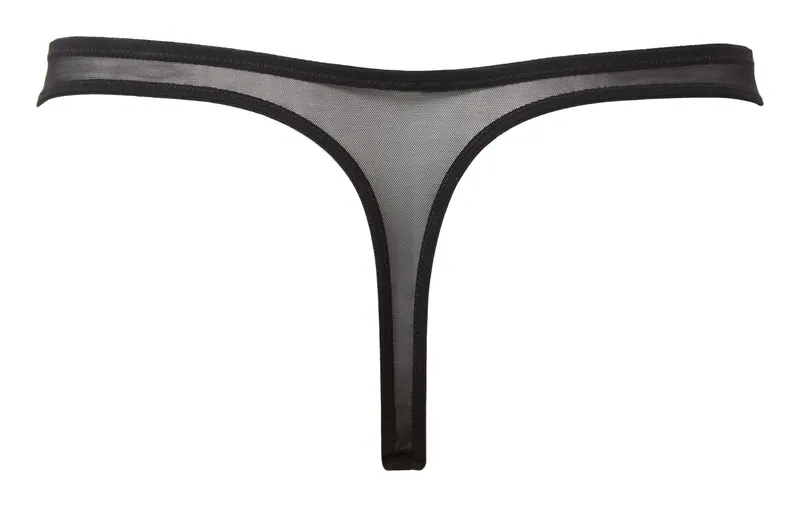 Gossard - Encore Tanga Schwarz/Beige
