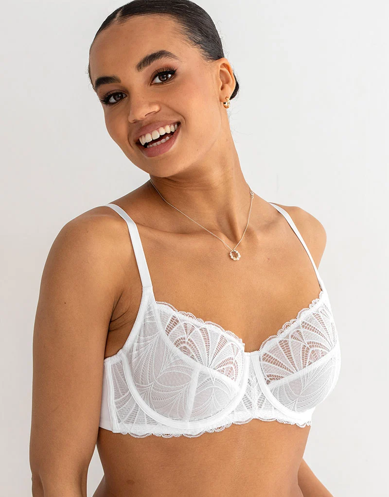 Pour Moi New Romance Full Cup Bra White