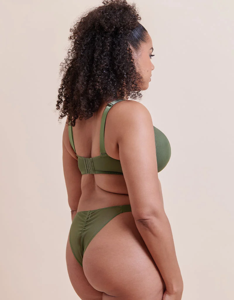 Curvy Kate Cool Cat Tanga Fern Green