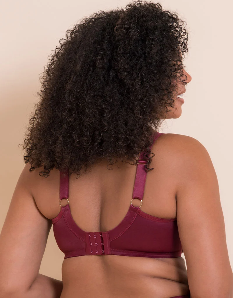 Curvy Kate Lush Full Plunge Bra Oxblood
