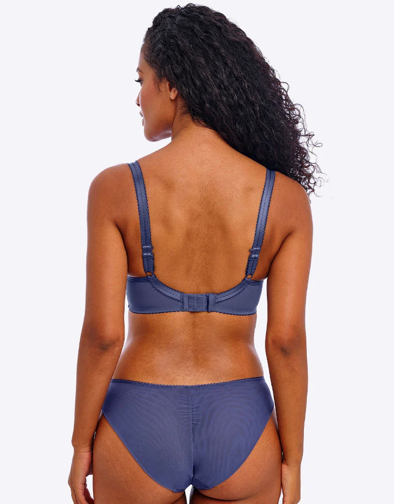 Freya Loveland Moulded Plunge T-Shirt Bra Boudoir Dusk Blue