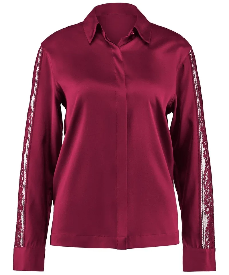 Aubade - Midnight Whisper Bluse Purpurrot