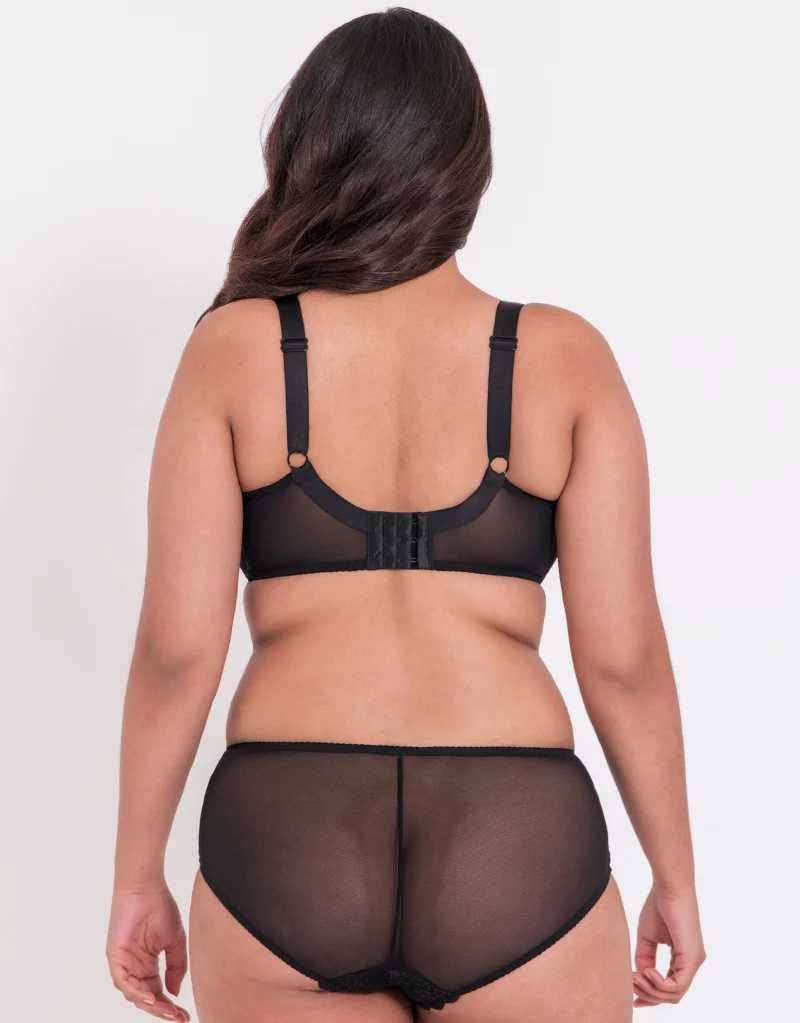 Flirtelle Viola Balcony Bra Black