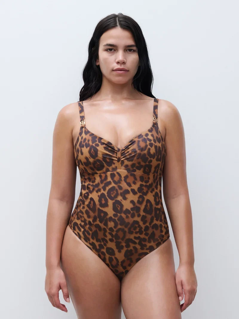 Chantelle Swimwear - Sauvage Bedeckender Bügel-Badeanzug Wild Leopard