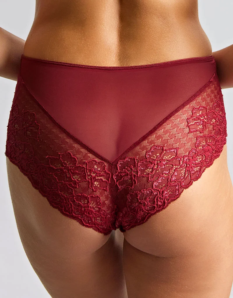 Panache Envy Deep Brief Sparkling Cherry Red