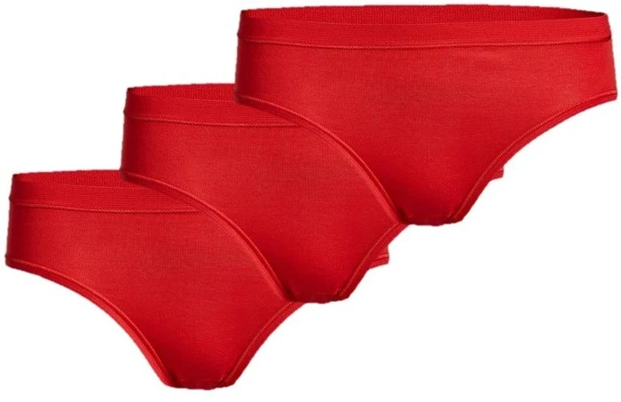 conta Damen Slip Midi Rot 3-er Pack
