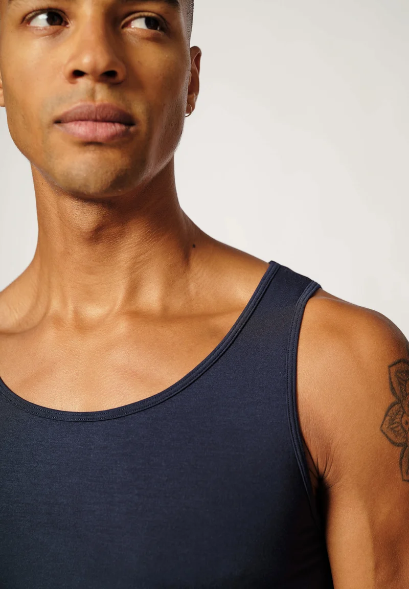 Calmodal Tank Top | crown blue 081423-080393