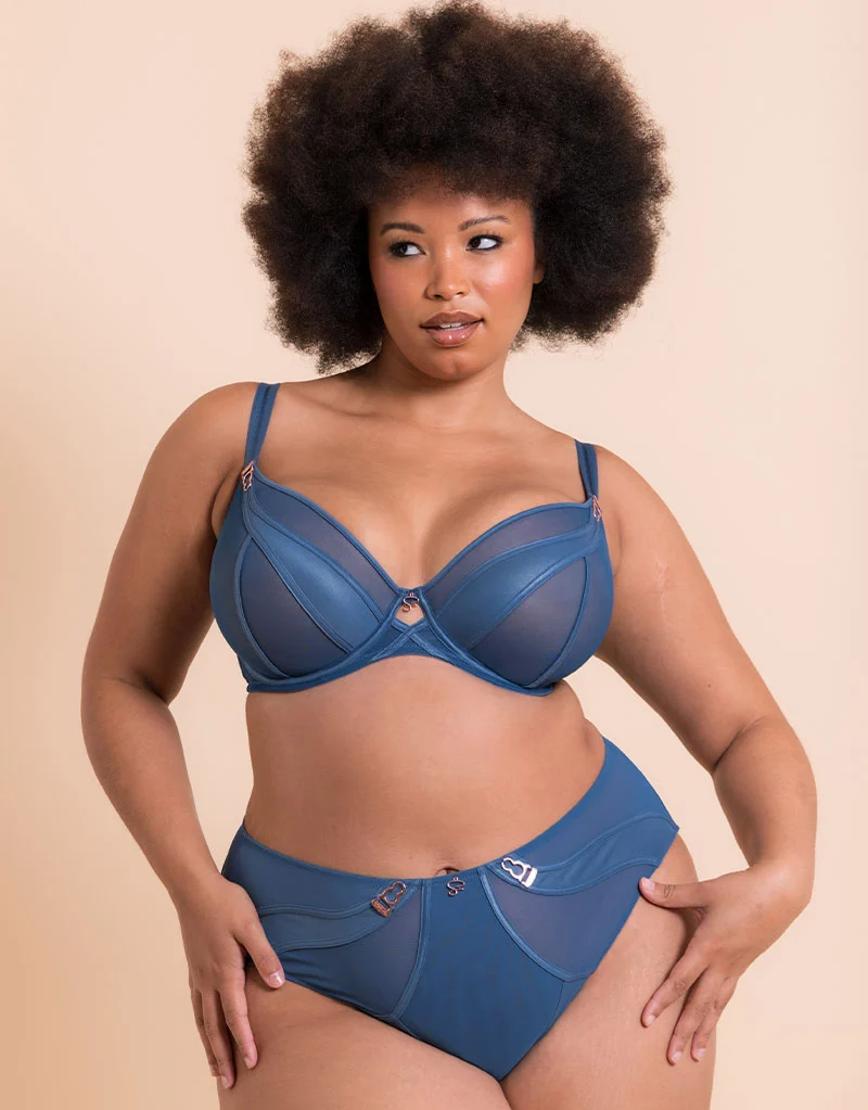 Scantilly Suspense High Waist Brief French Blue