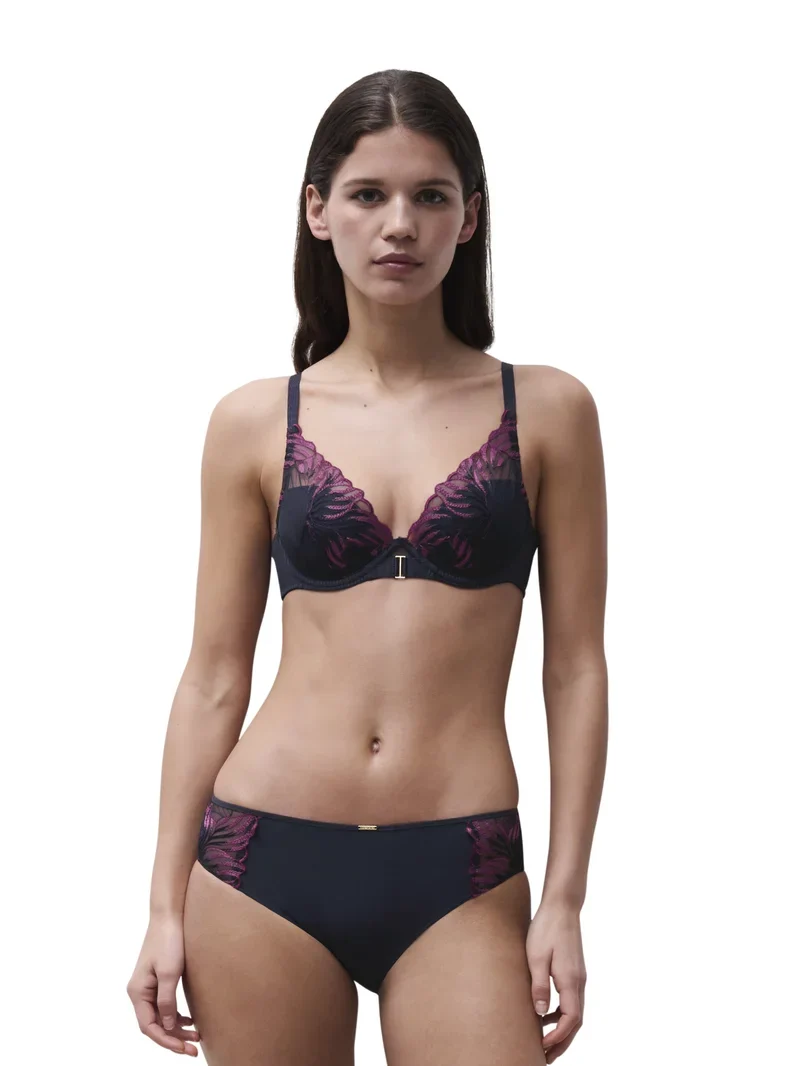 Chantelle – Legend Plunge T-Shirt-BH Ocean Aurora