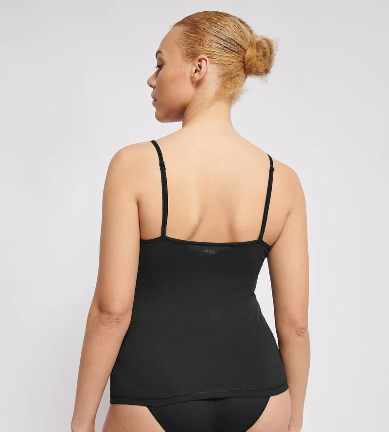 Sloggi - Ever Ease Spaghetti Top Schwarz