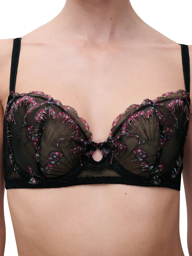 Chantelle - Lily Halbschalen-BH Romantisches Schwarz