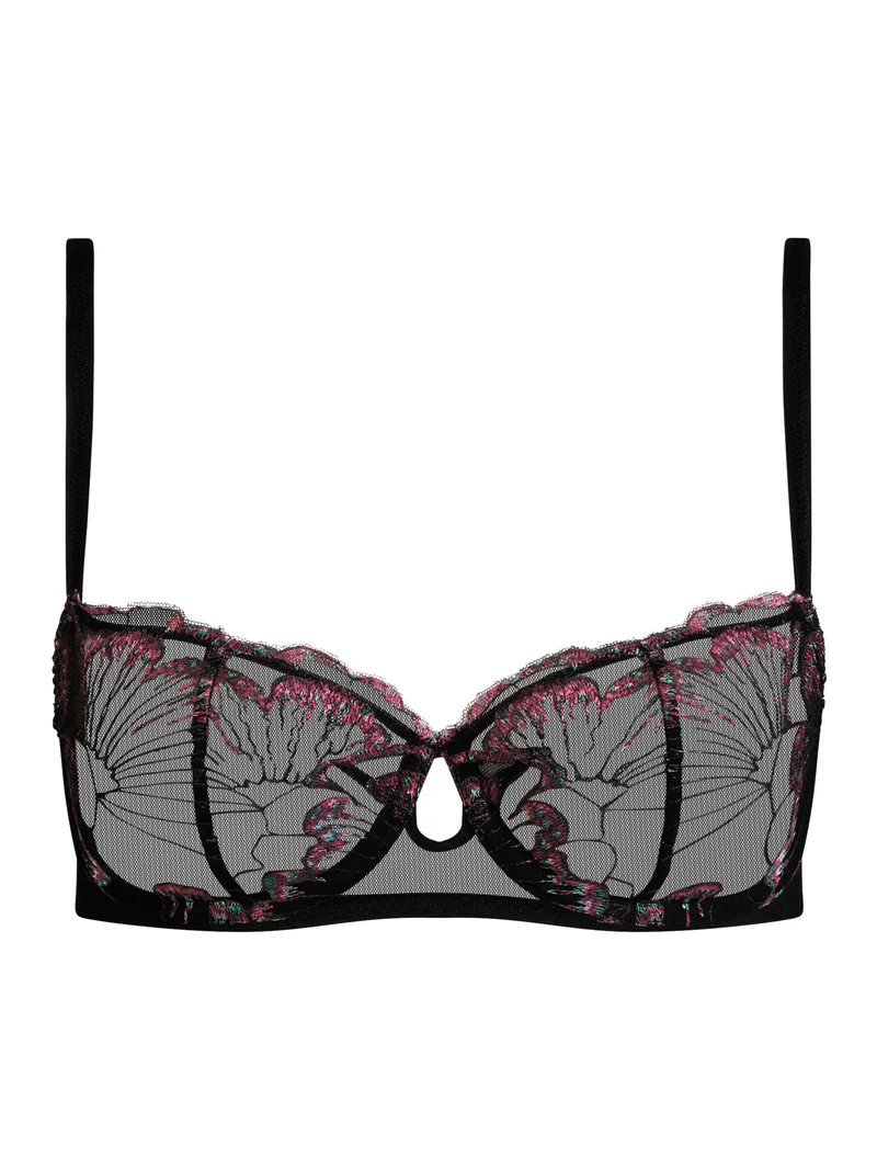 Chantelle - Lily Halbschalen-BH Romantisches Schwarz