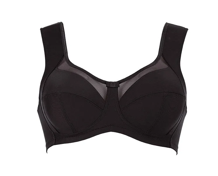 Anita Clara Entlastungs-BH 5860 – breite Träger, große Cups B–H – schwarz