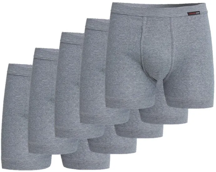 conta Herren Hose kurz mit Eingriff Jeansblau 5-er Pack