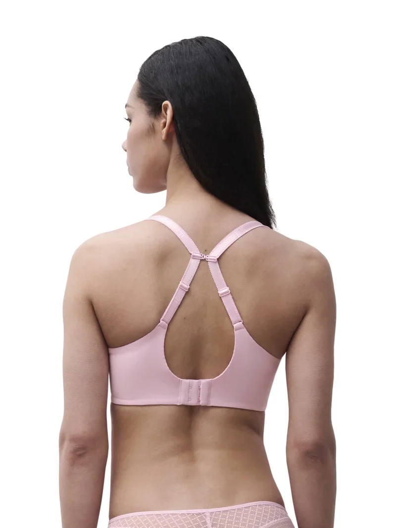 Chantelle - Norah Chic Plunge T-Shirt-BH in Bonbonrosa