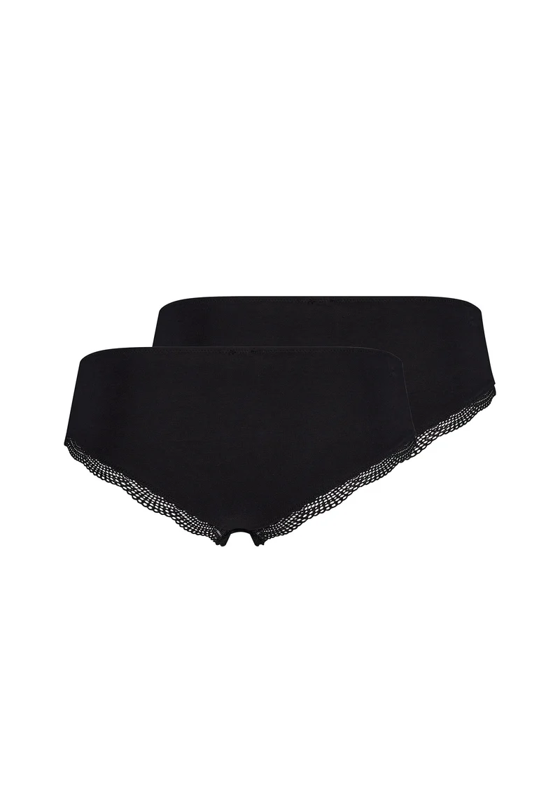 Classicotton Cheeky panty 2 pack | black 081995-087665