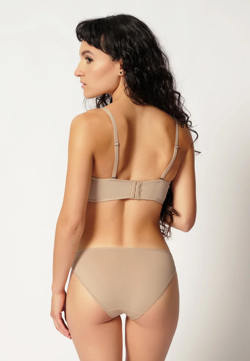 Micro Essentials Wireless bandeau bra | beige 081394-082409