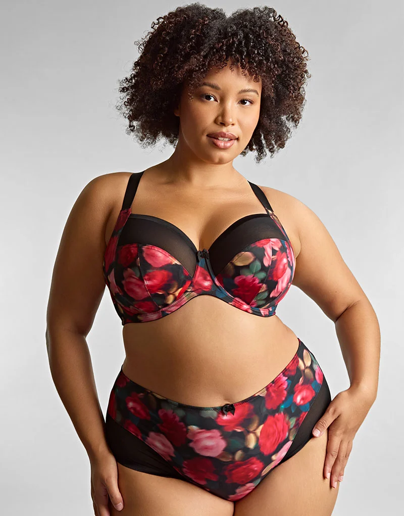 Sculptresse By Panache Bliss Full Cup Bra Rose Print