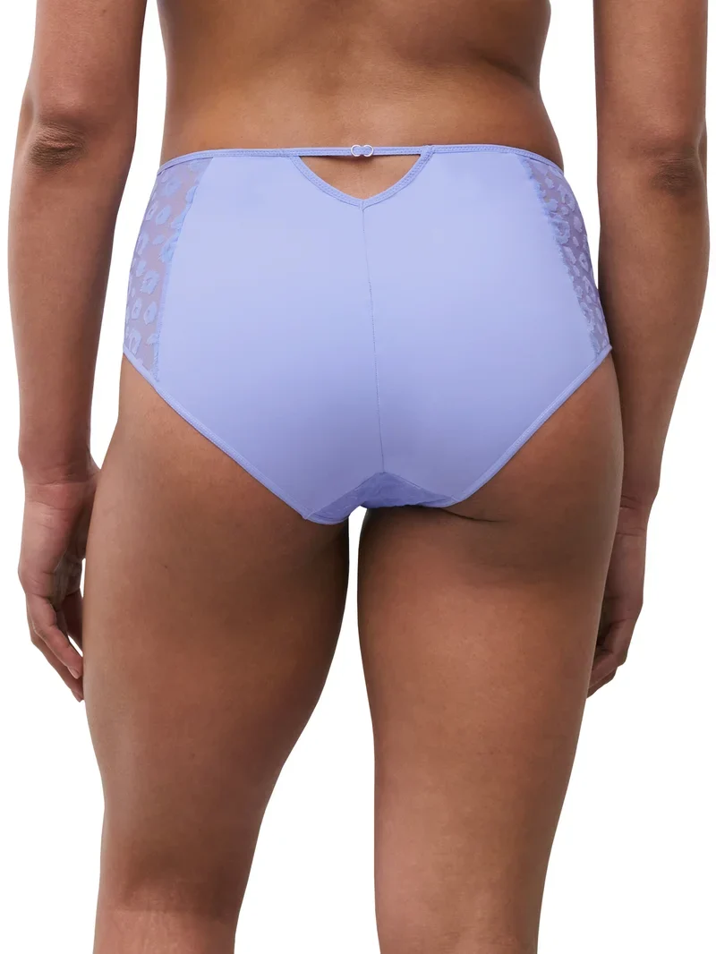Chantelle – Mädchen-Slip mit hohem Bund, Kornblumenblau