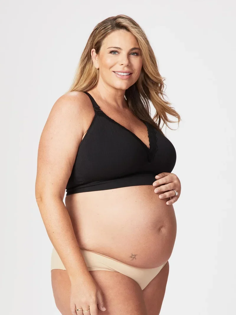 Cake Maternity - Tutti Fruitti Brust-BH ohne Bügel, Schaumstoff, Schwarz