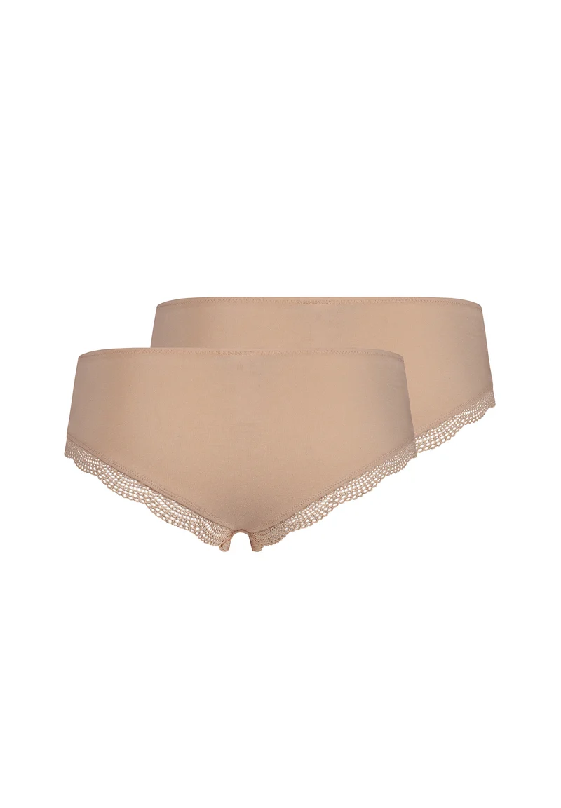 Classicotton Cheeky panty 2 pack | beige 081995-082409