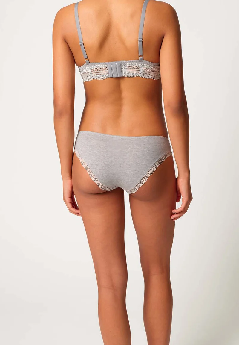 Classicotton Bikini briefs 2 pack | grey melange 081994-08S950