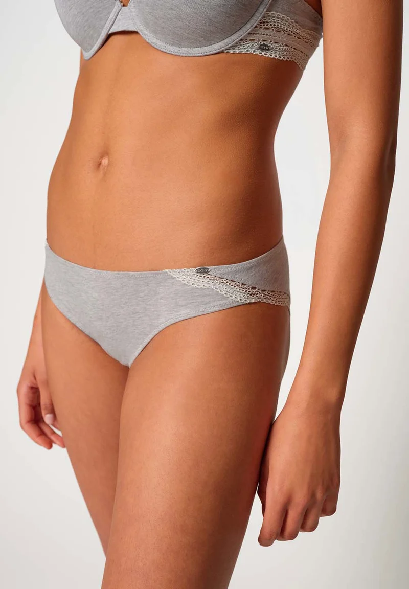 Classicotton Bikini briefs 2 pack | grey melange 081994-08S950