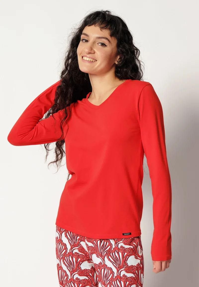 Night In Skiny 01 Shirt long sleeve | cheeky red 081207-08S549