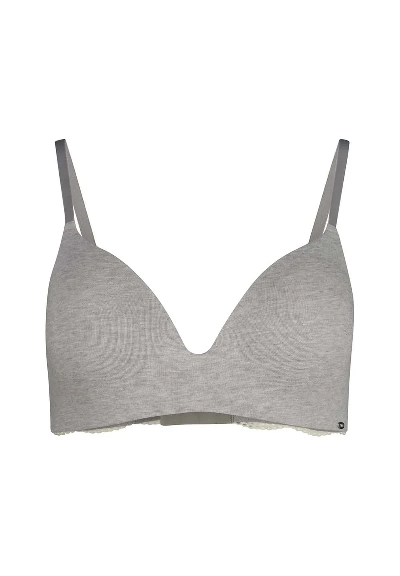 Classicotton Padded triangle bra | grey melange 081992-08S950