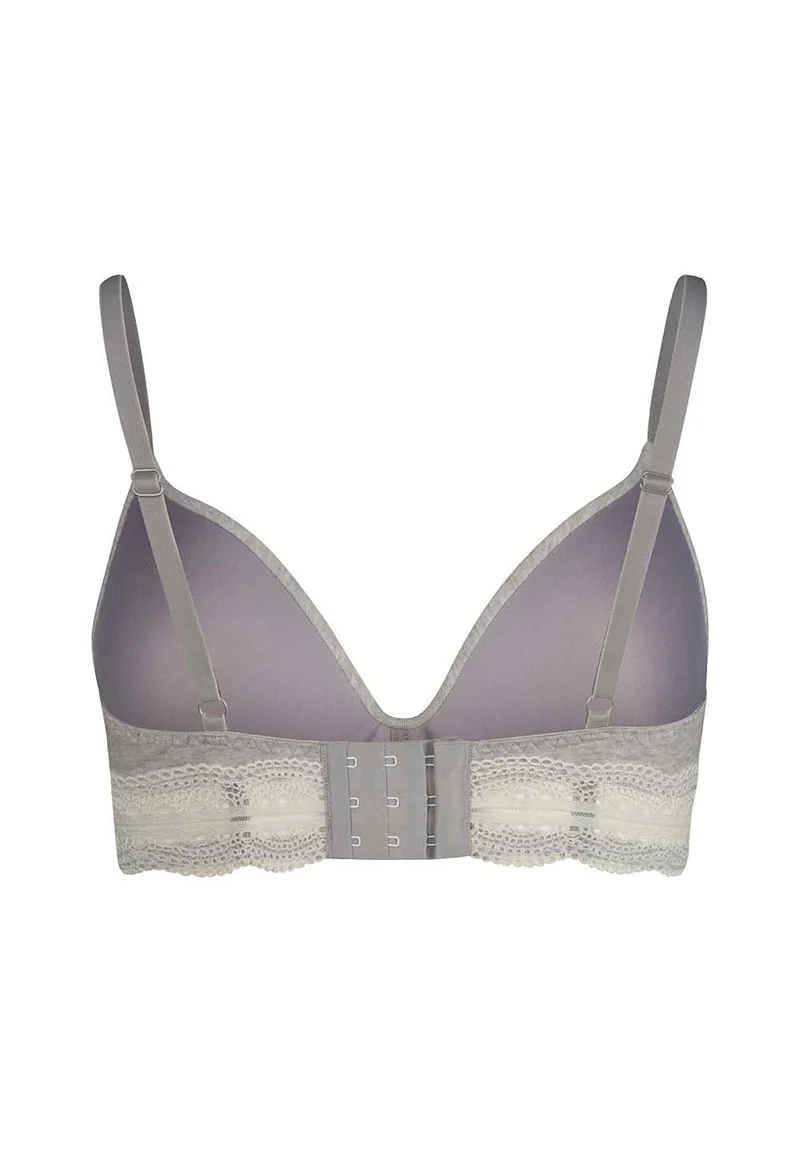 Classicotton Padded triangle bra | grey melange 081992-08S950