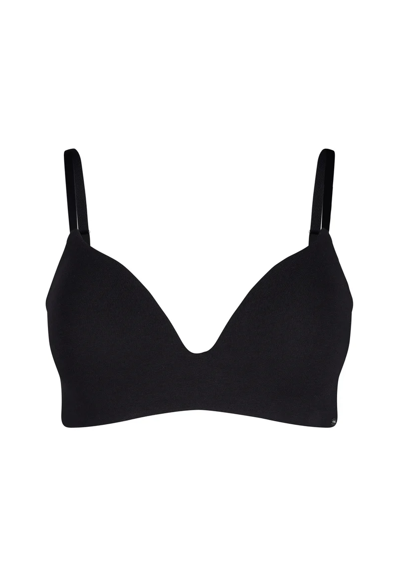 Classicotton Padded triangle bra | black 081992-087665