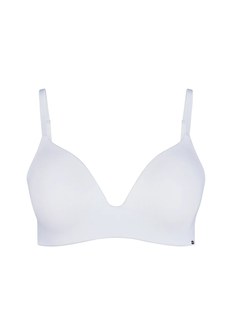 Classicotton Padded triangle bra | white 081992-080500
