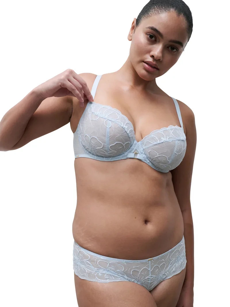 Chantelle – Fleurs Covering Underwired Bra Icy Flower