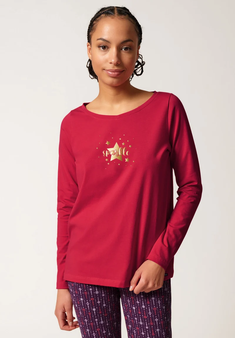 Night In Skiny 04 Shirt long sleeve | fancy pink 082553-08S657
