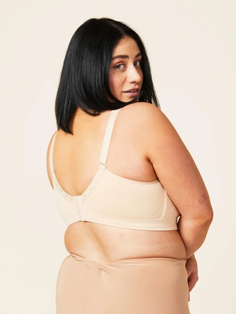 Sugar Candy – Nahtloser, bügelloser Basic-BH, Beige
