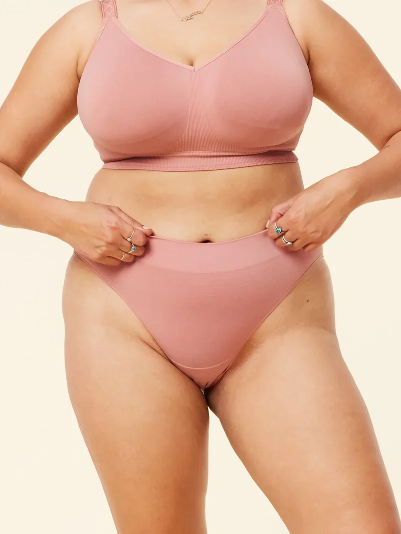 Sugar Candy - Basic Bikini Slip Rosewood