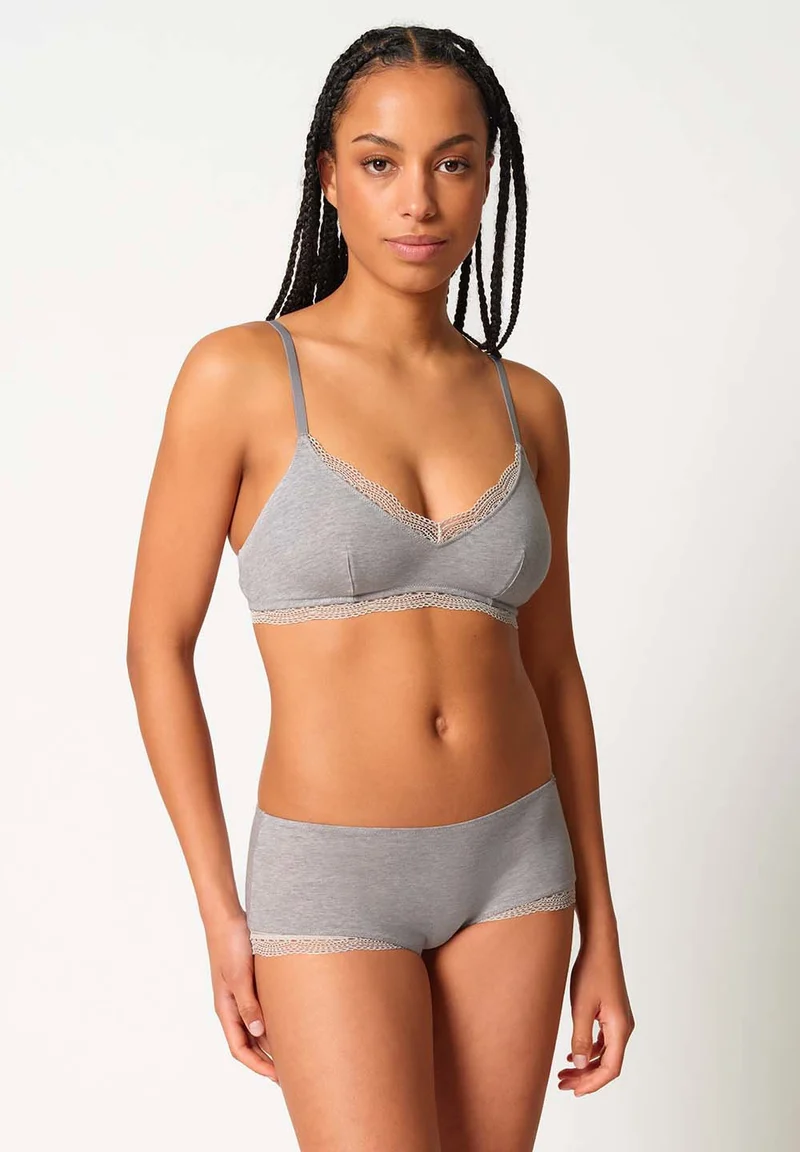 Classicotton Soft bra remov. pads | grey melange 081991-08S950