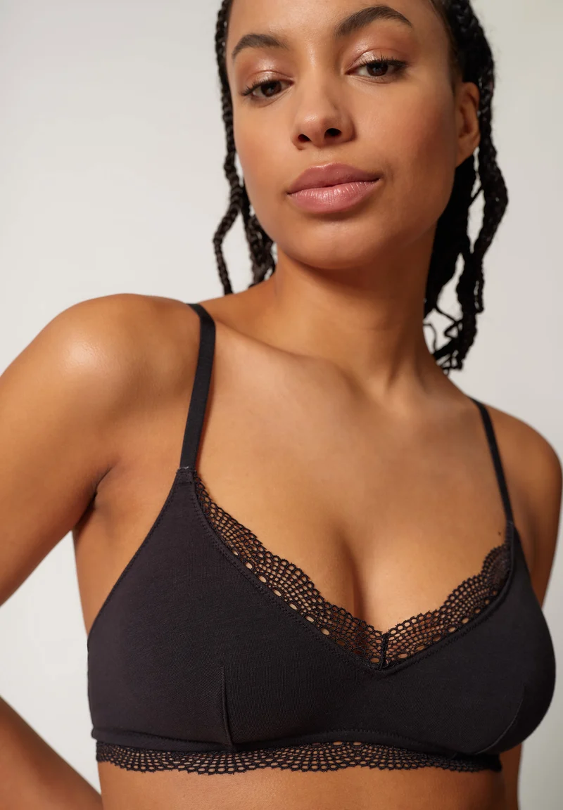 Classicotton Soft bra remov. pads | black 081991-087665