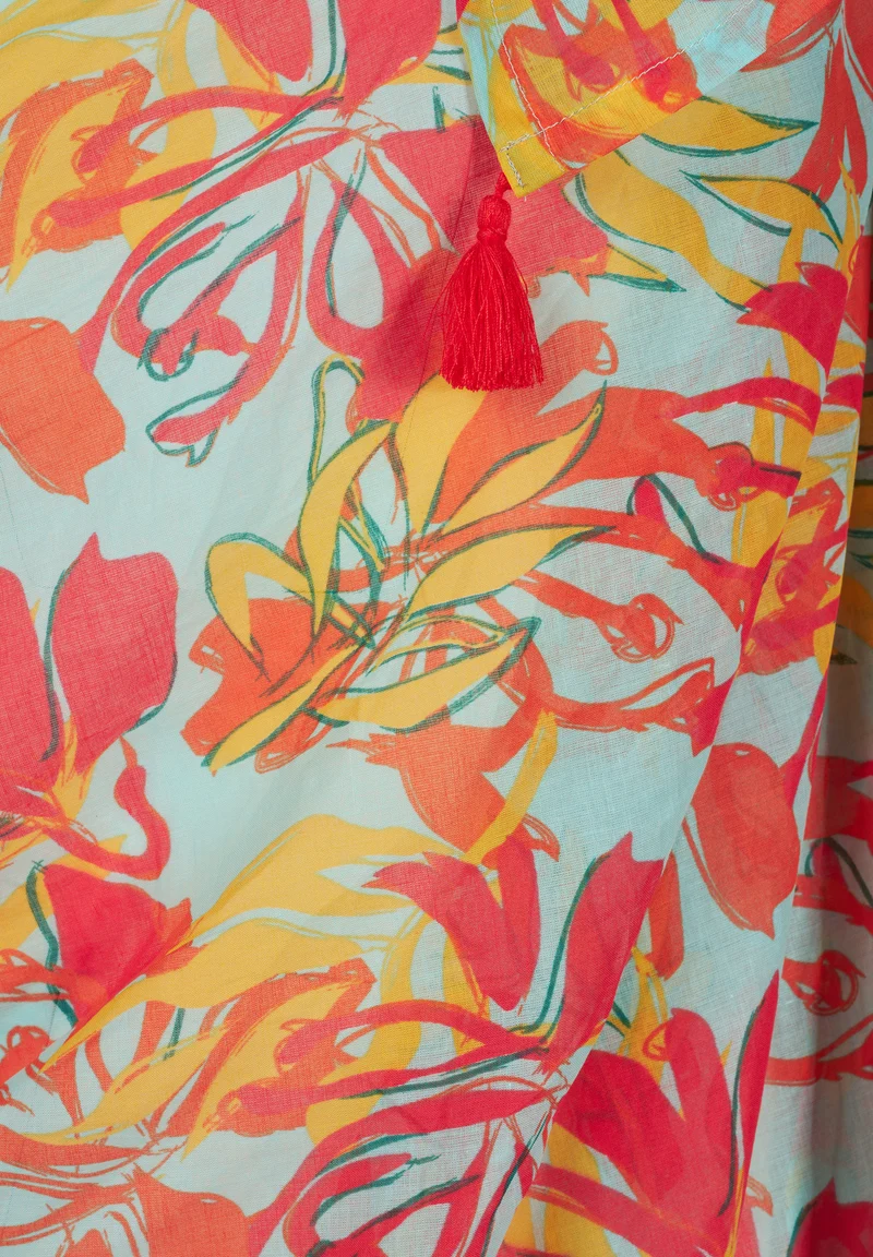 Seattraction Beach cover-up | tropical blossom 081974-08S756