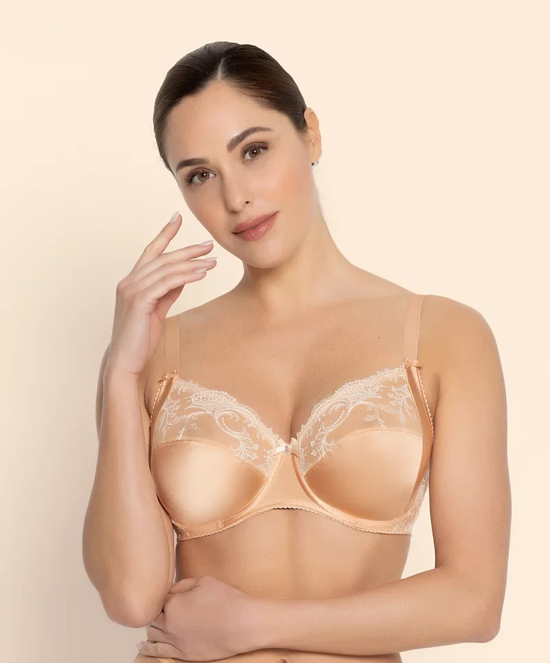 Lise Charmel - Splendeur Soie 3-teiliger Vollschalen-BH Splendeur Peche