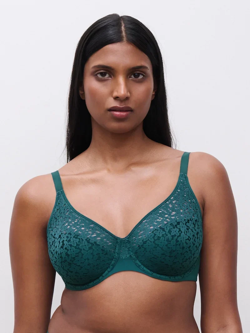 Chantelle EasyFeel – Norah, bedeckender, geformter BH, orientalisches Grün