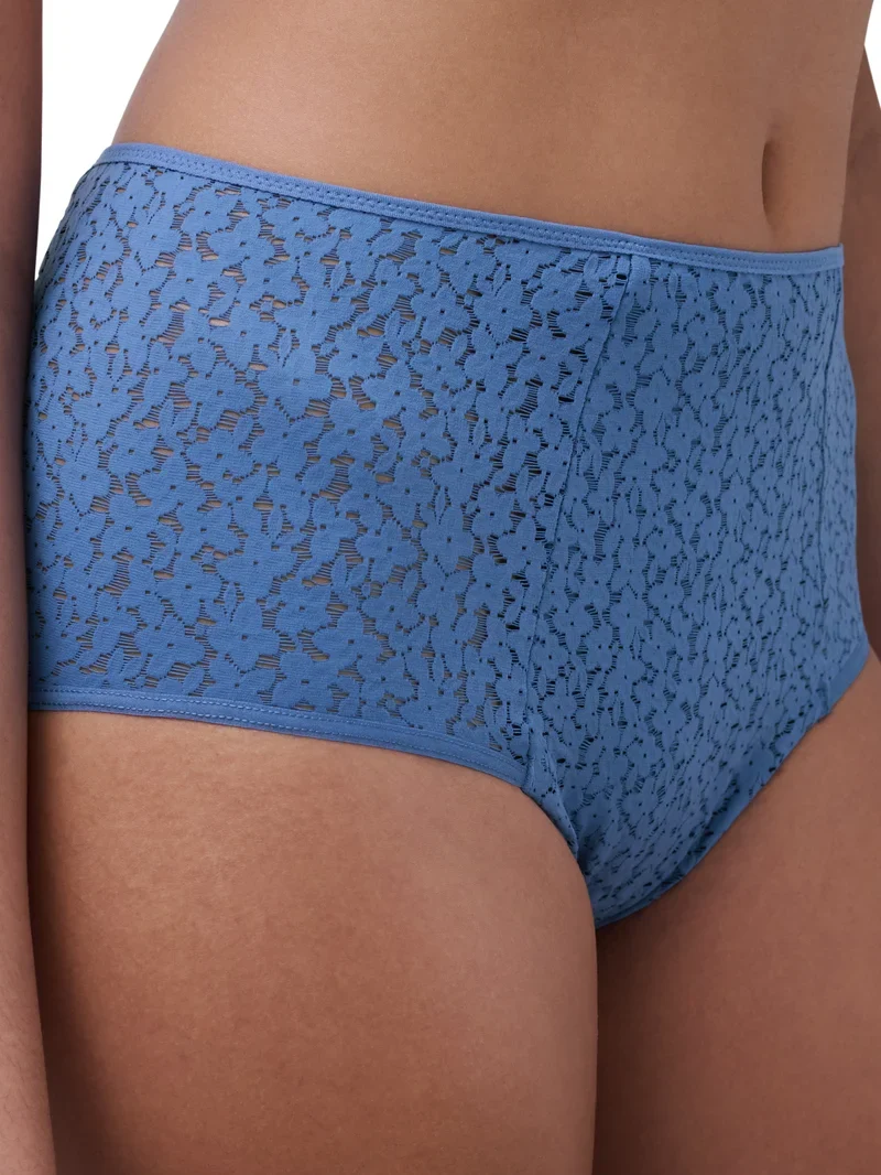 Chantelle - Norah High-Waisted Full Brief Ozeanblau