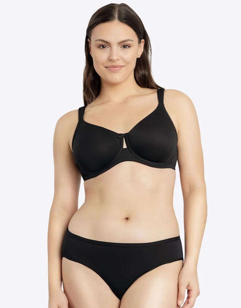 Parfait Erika Moulded Full Cup T Shirt Bra Black