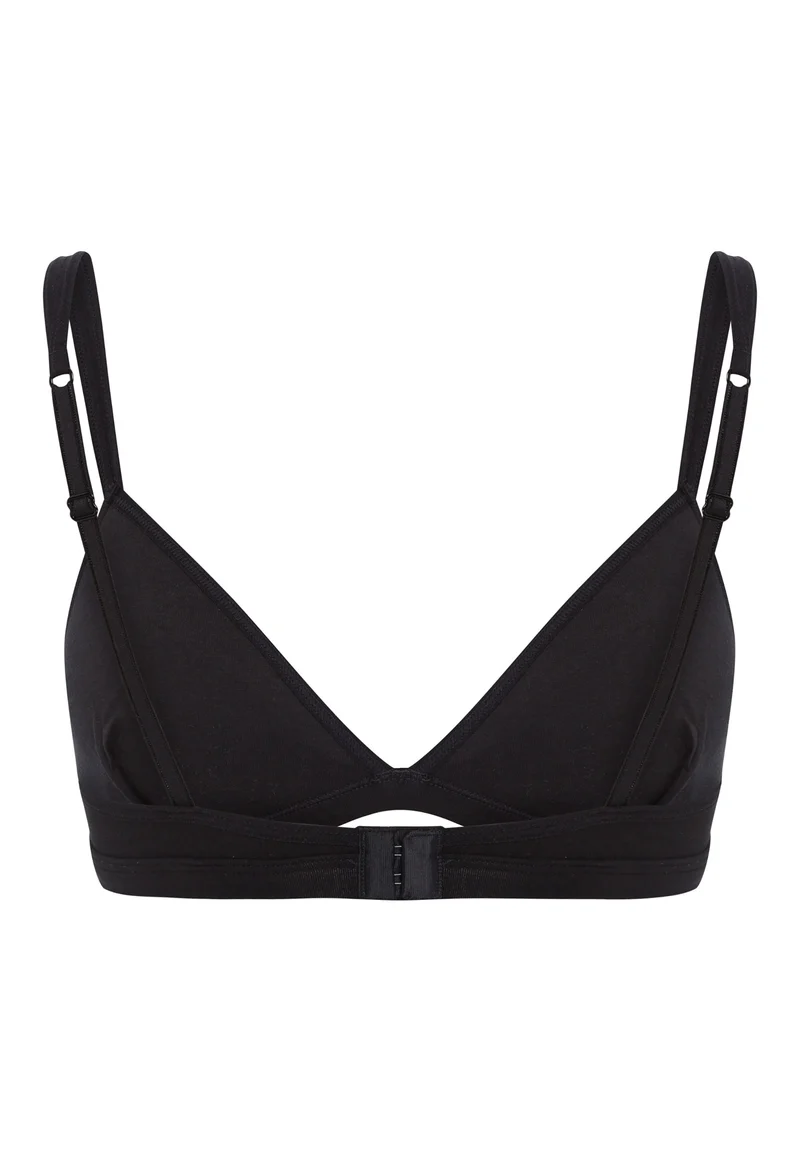 SKINY ADVANTAGE Cotton Stretch Padded triangle bra | black 082414-087662
